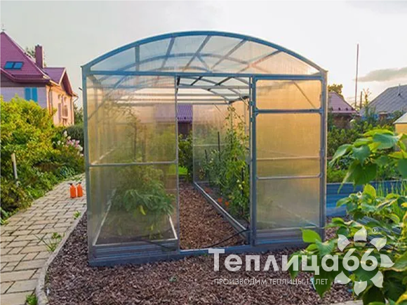 Теплица Воля Прима 3, под поликарбонат, ширина 3 метра